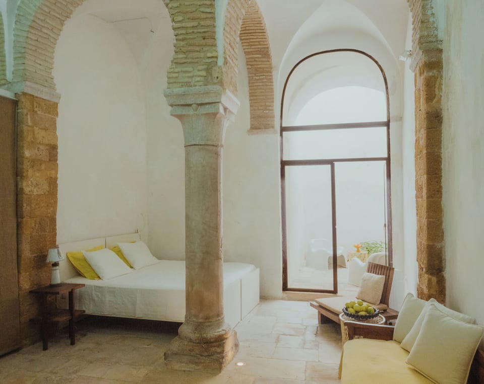 Design Double Room, 1 Bedroom, Private Bathroom, Courtyard Area (Le Makhzen) | Premium bedding, individually decorated, individually furnished, desk