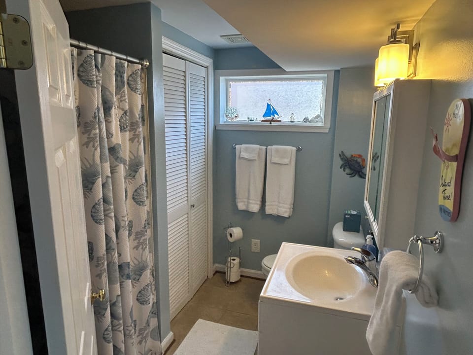 Lower level 2nd full bathroom.