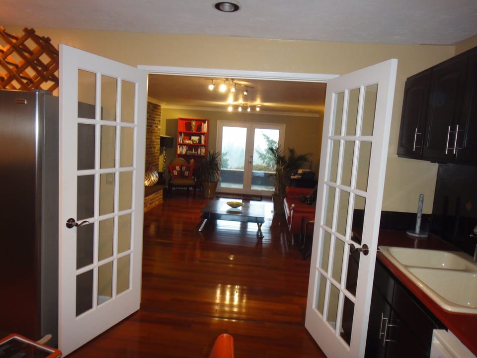 View from kitchen