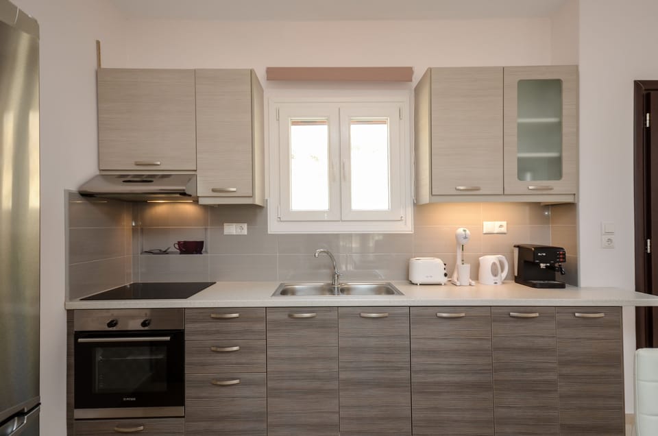 Luxury Sea View Villa with Private Pool | Private kitchen | Full-size fridge, microwave, oven, stovetop