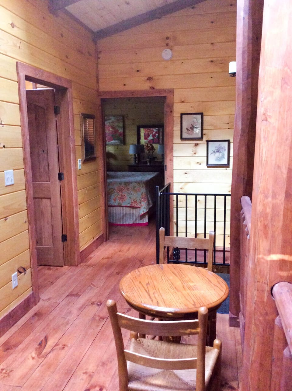 Upstairs Hallway to bath and bedroom