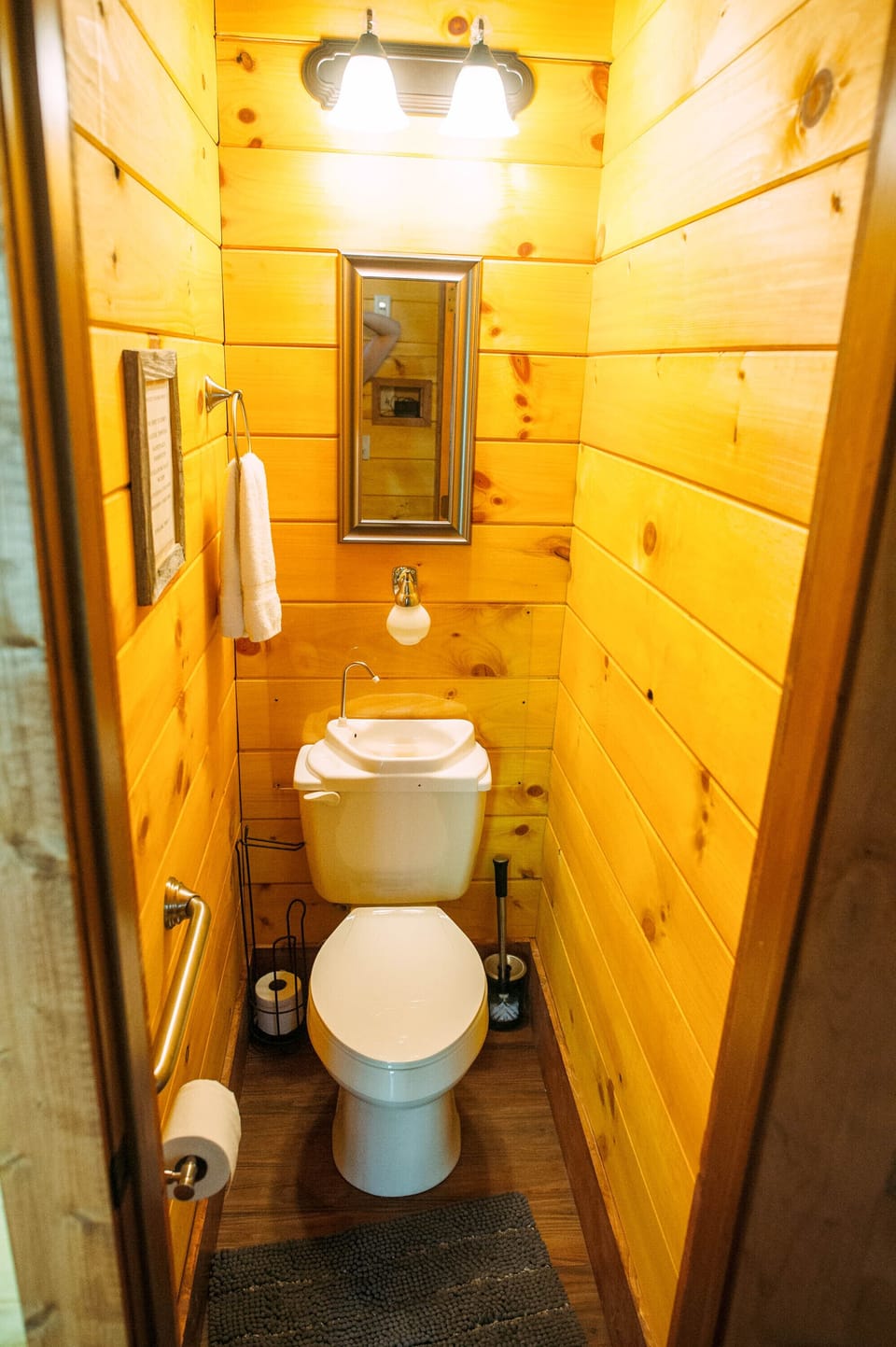 downstairs half bath