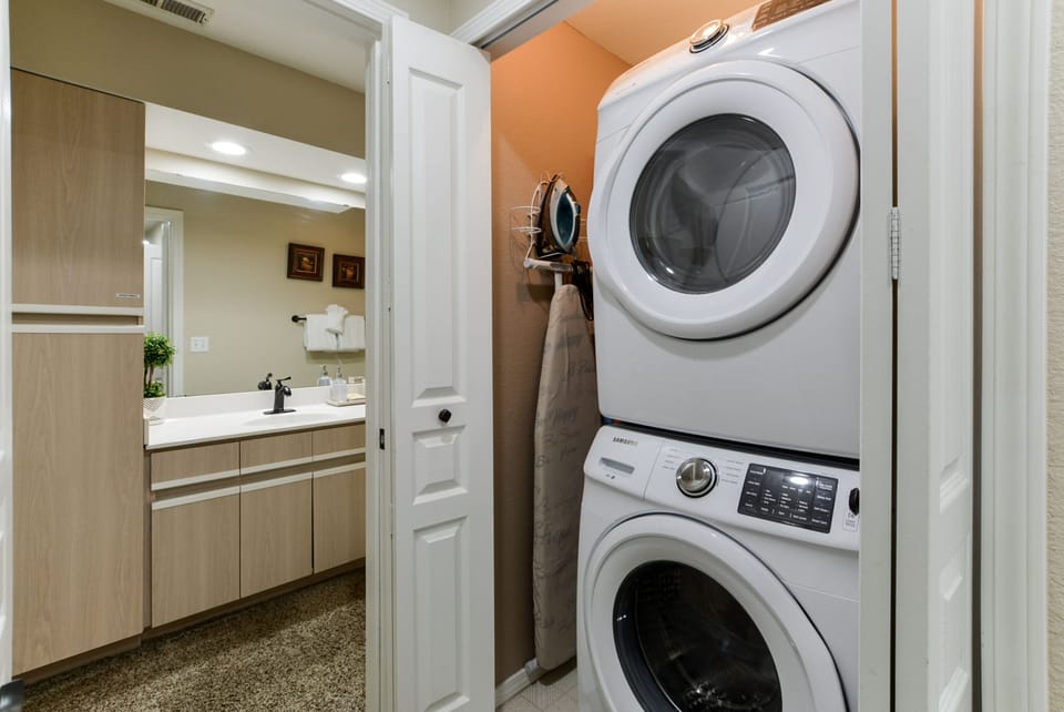 Full size Washer and Dryer in the Condo