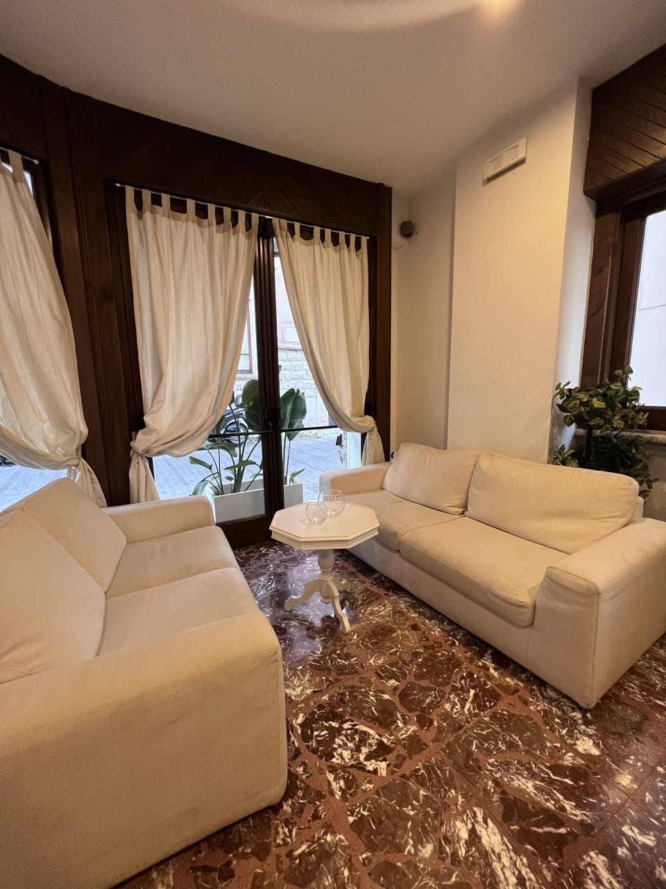 Lobby sitting area