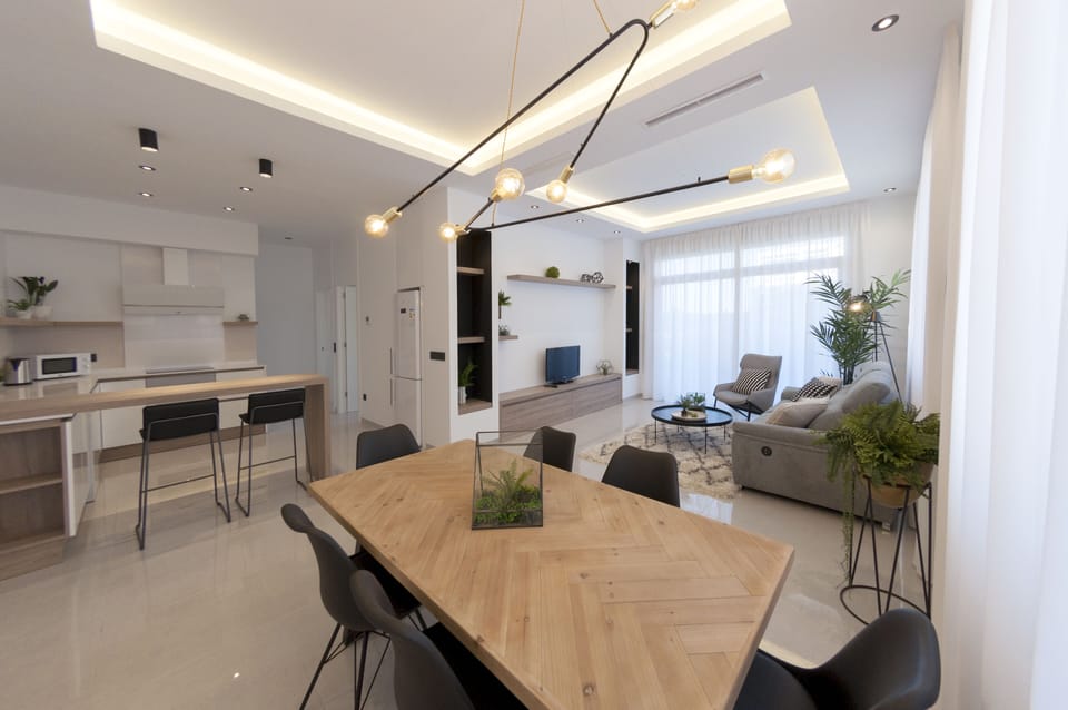 Luxury Apartment, 2 Bedrooms | Living area | Flat-screen TV
