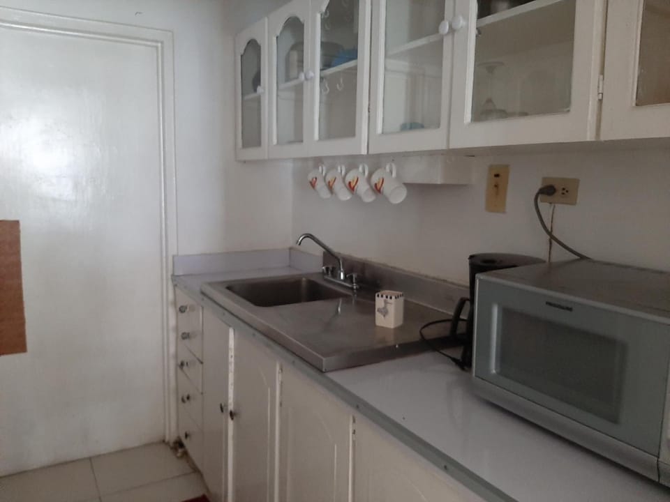 Fridge, oven, stovetop, cookware/dishes/utensils