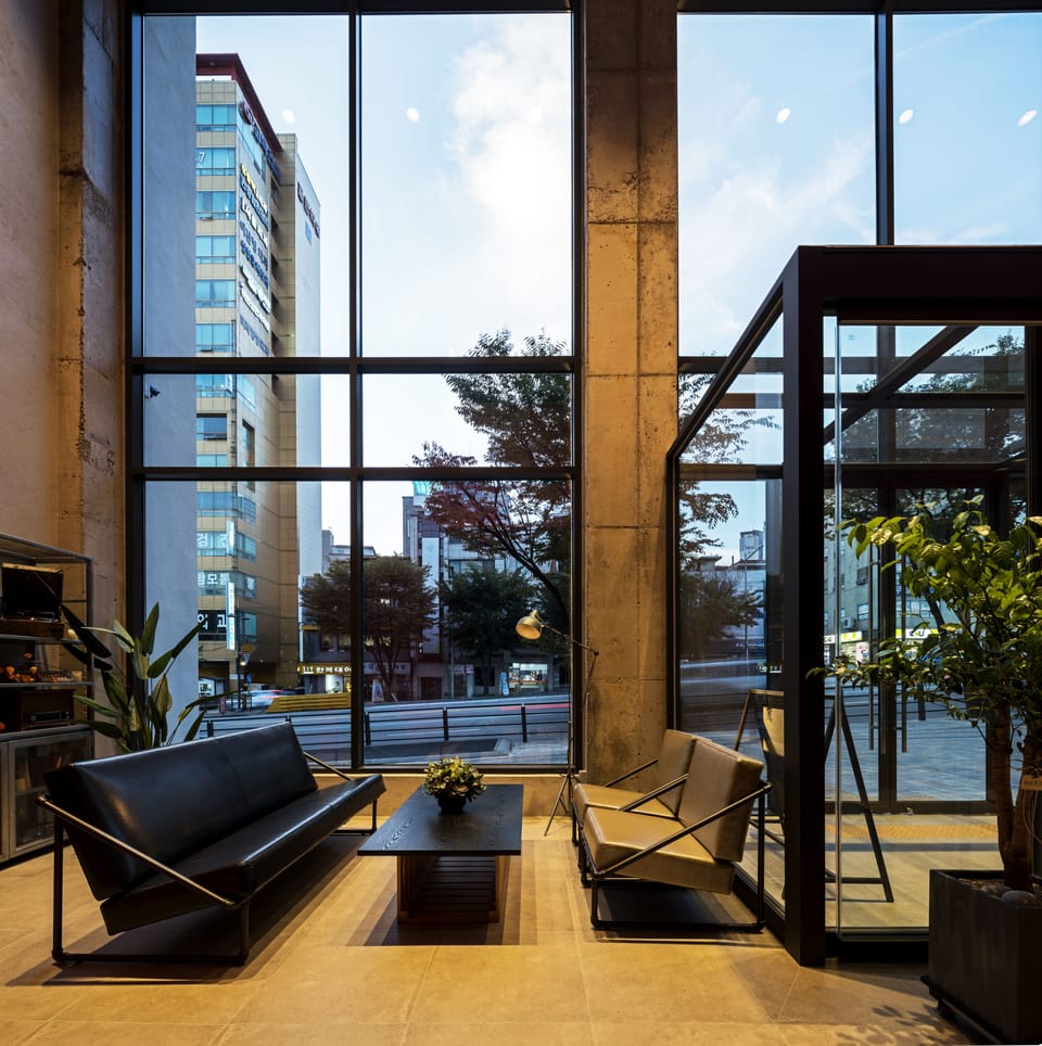 Lobby sitting area