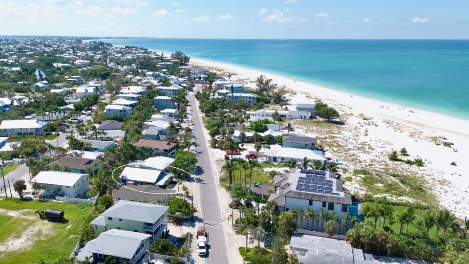 Just minutes from the beach