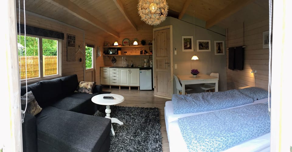 Family Tree House, Private Bathroom, Annex Building | Premium bedding, desk, blackout drapes, iron/ironing board