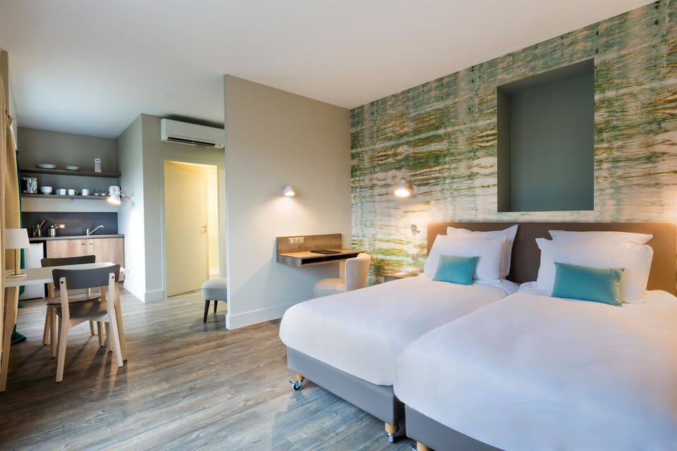 Standard Apartment, 1 Double Bed, Kitchenette | Premium bedding, in-room safe, individually decorated
