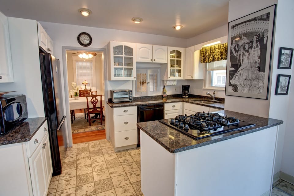 Kitchen View Looking into Dining Room