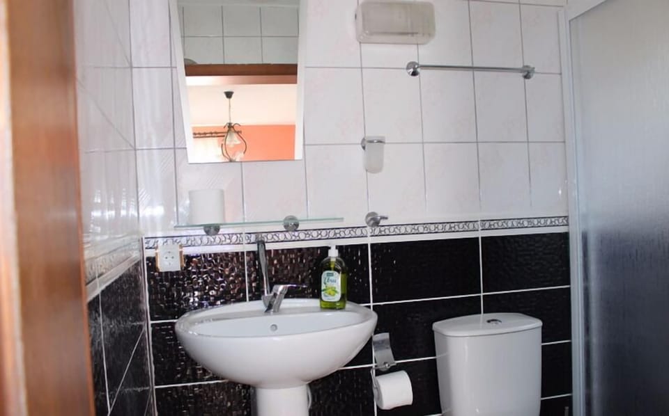 Standard Double Room Single Use | Bathroom | Shower, hair dryer, slippers, heated floors