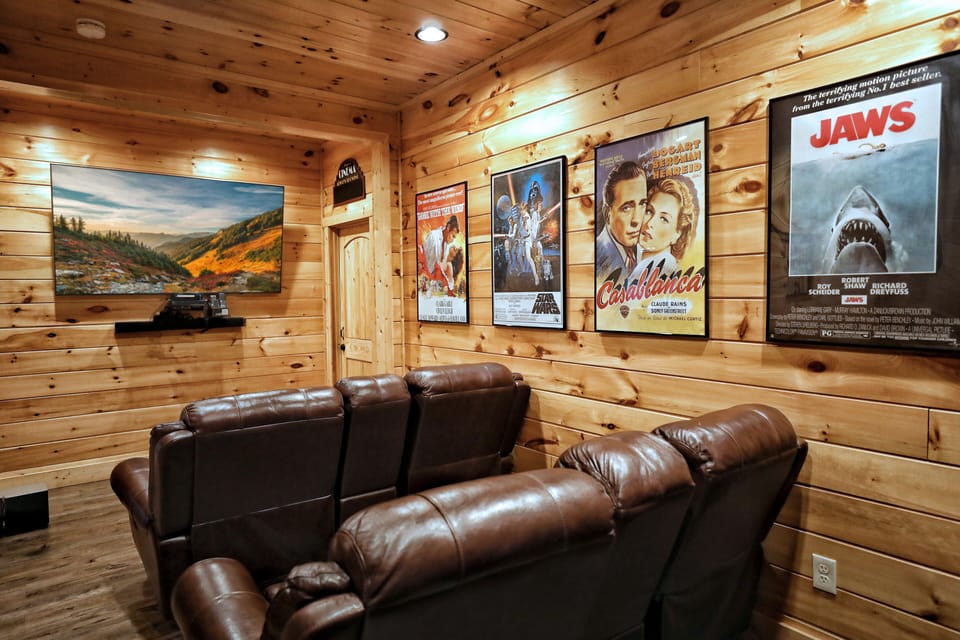 Enjoy your favorite movie or the big game in the theater room!
