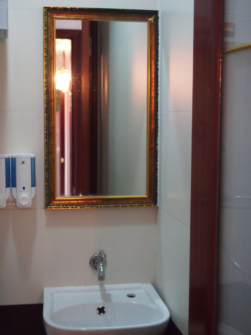 Shower, free toiletries, hair dryer, slippers