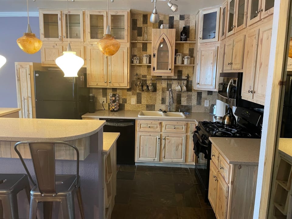 KItchen with stocked Kuring Coffee pods