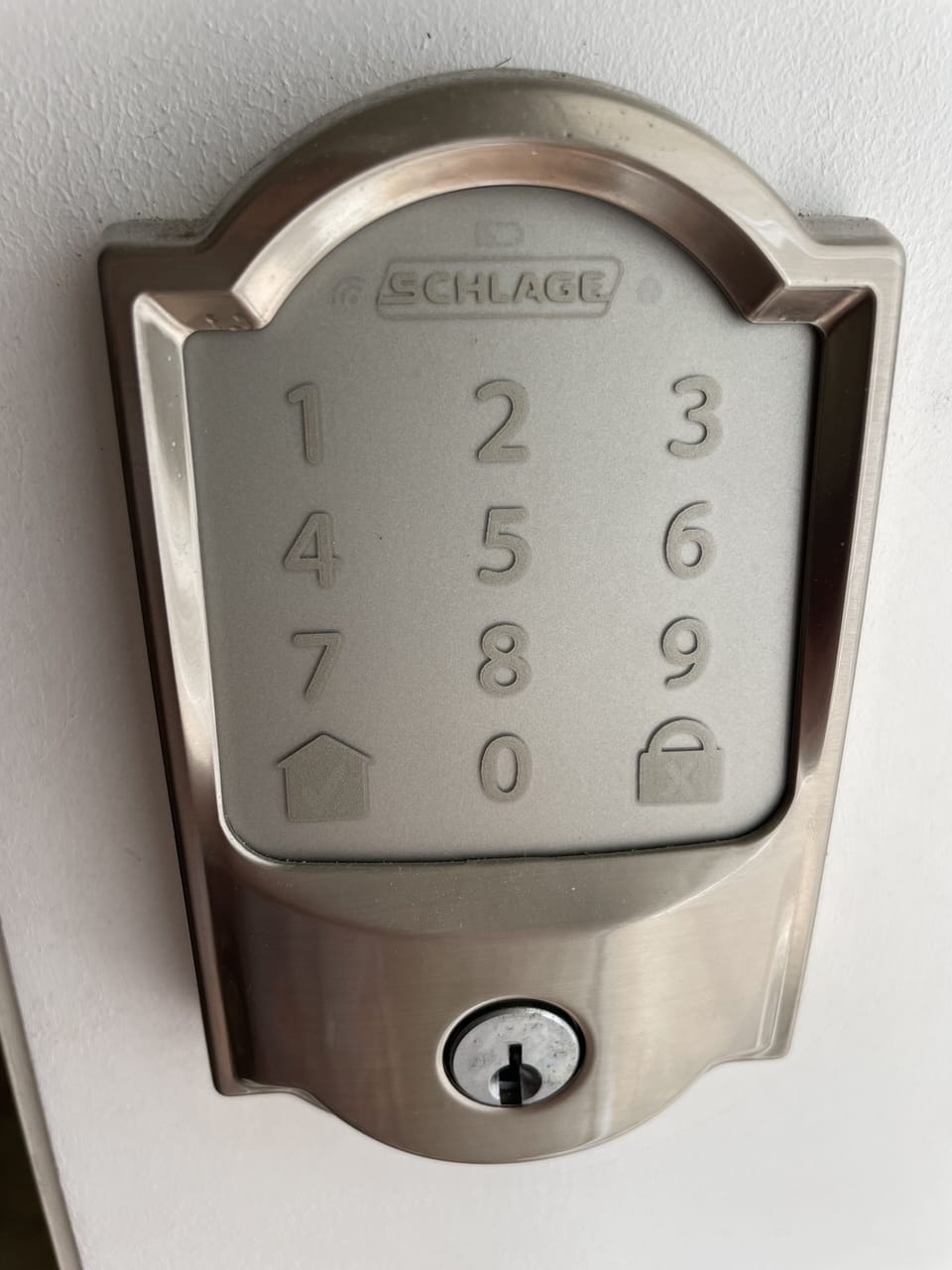 Keyless entry to condo