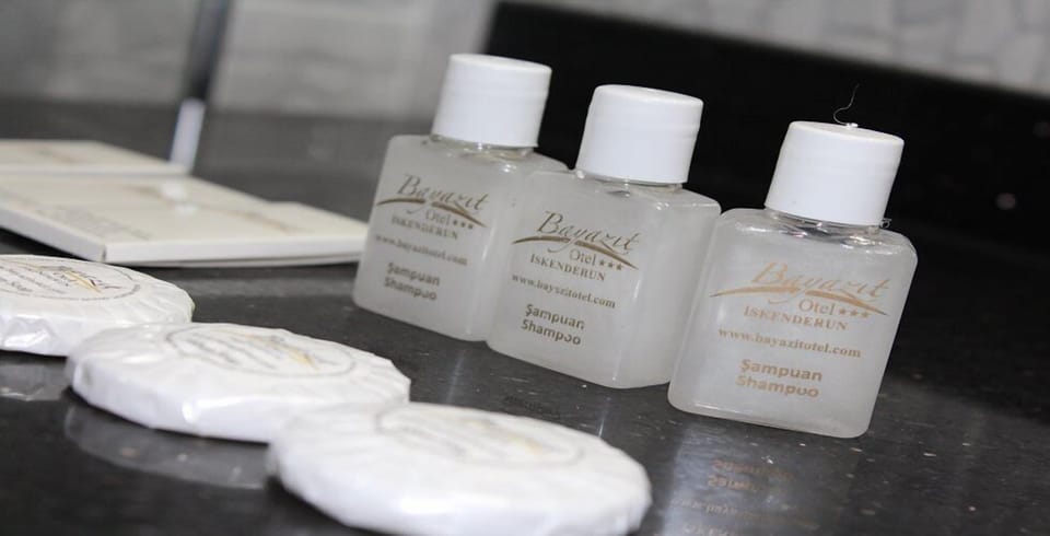 Shower, free toiletries, hair dryer, slippers