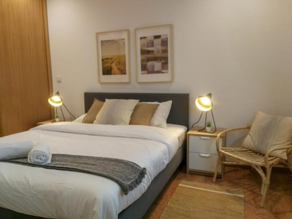 Standard Apartment | Blackout drapes, iron/ironing board, free WiFi, bed sheets