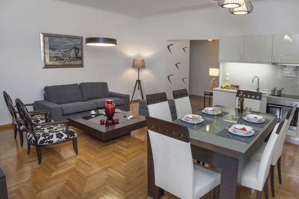 Penthouse | Living area | Flat-screen TV
