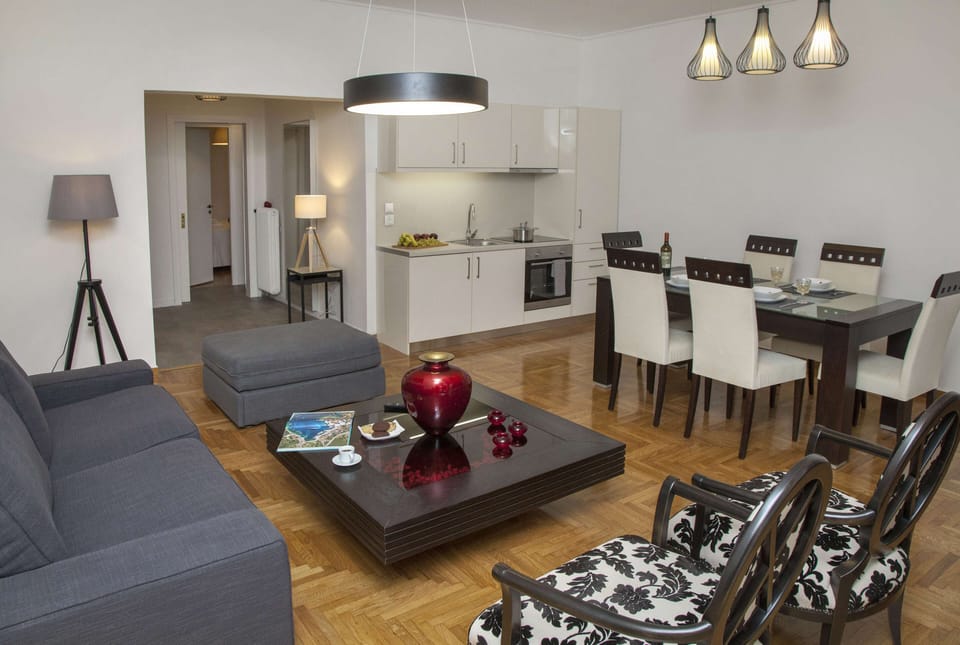 Penthouse | Living area | Flat-screen TV