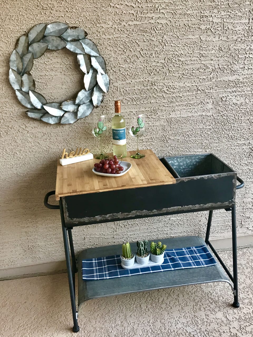 Beverage/Serving Bar on the Patio