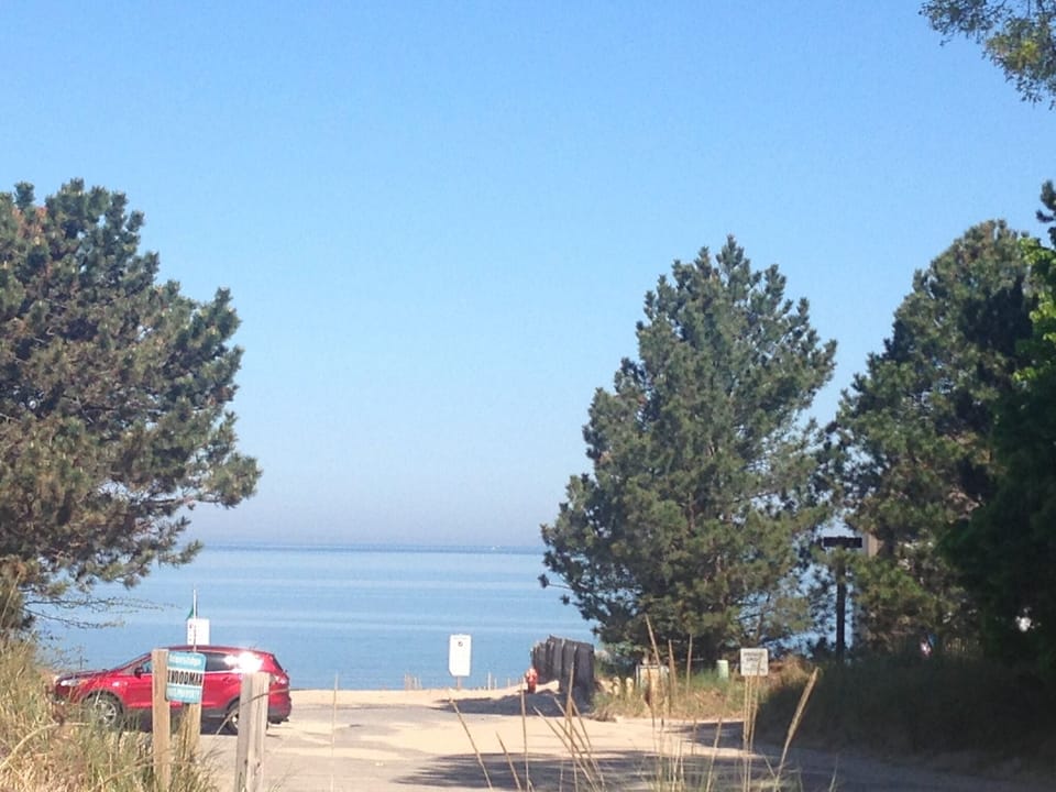 New luxury home sits right on the beach, view this when you walk out the door!