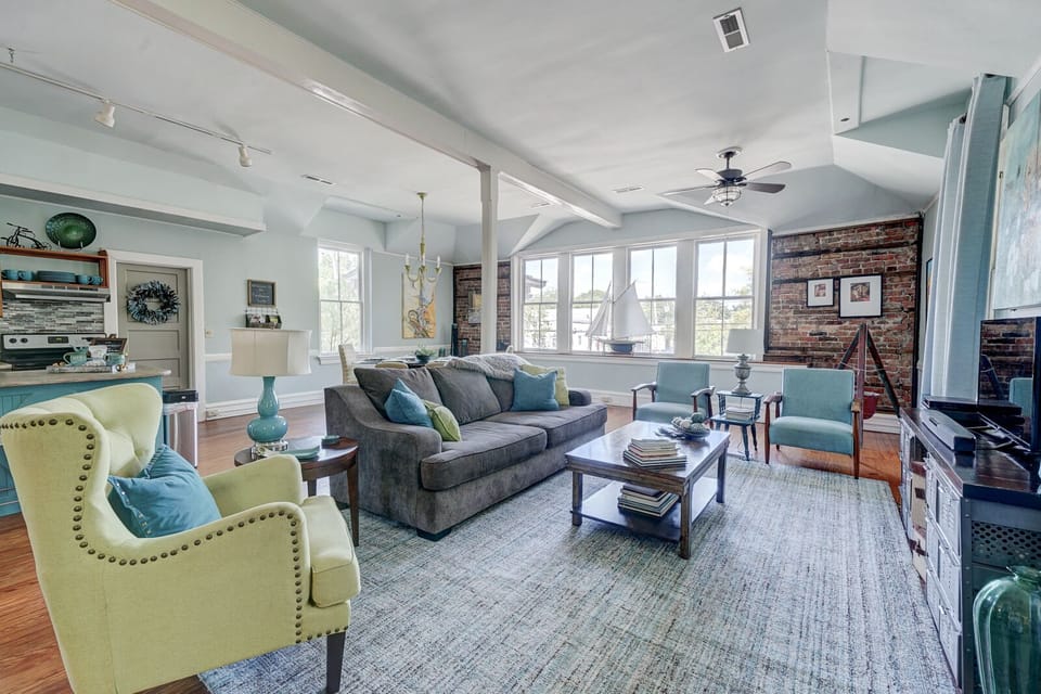Large sleeper sofa.