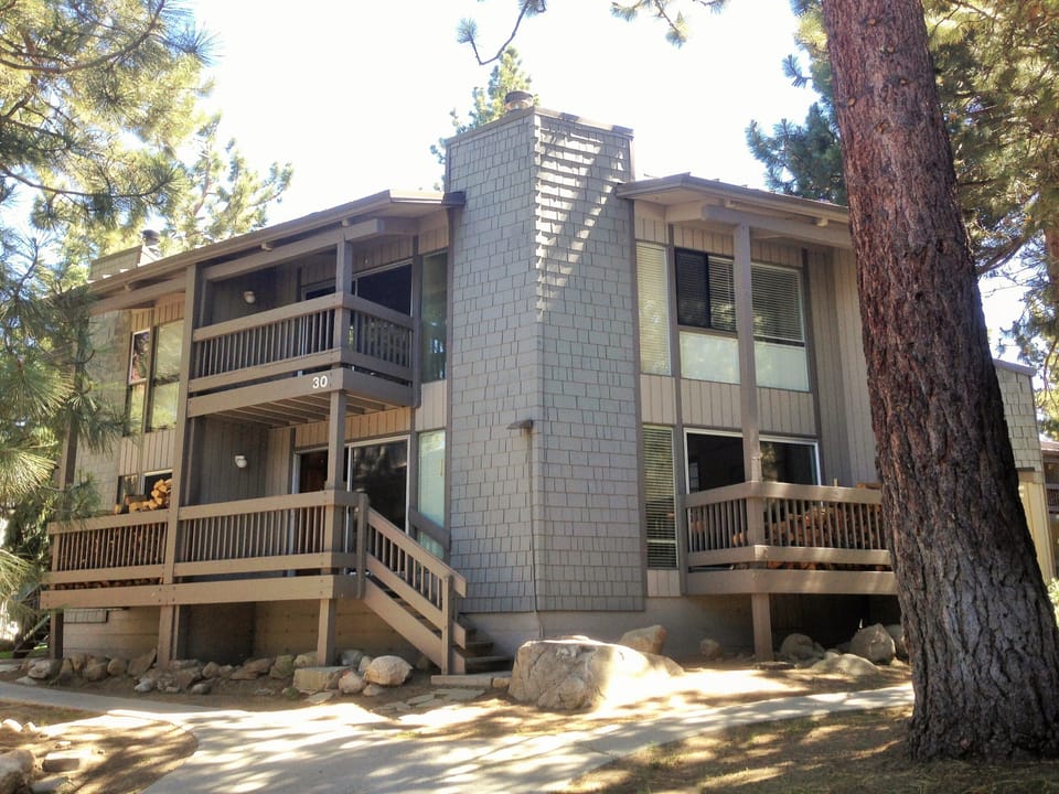 Sierra Park Villas #30 from parking area in summer