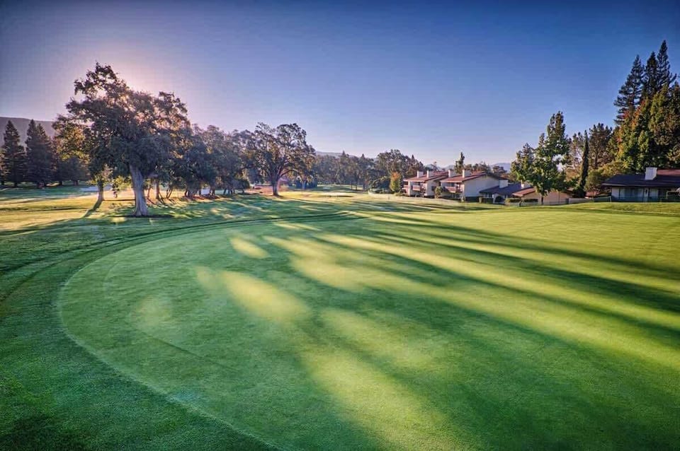 One more photo of the gold course. You can see the apartment inside this photo. Best location!