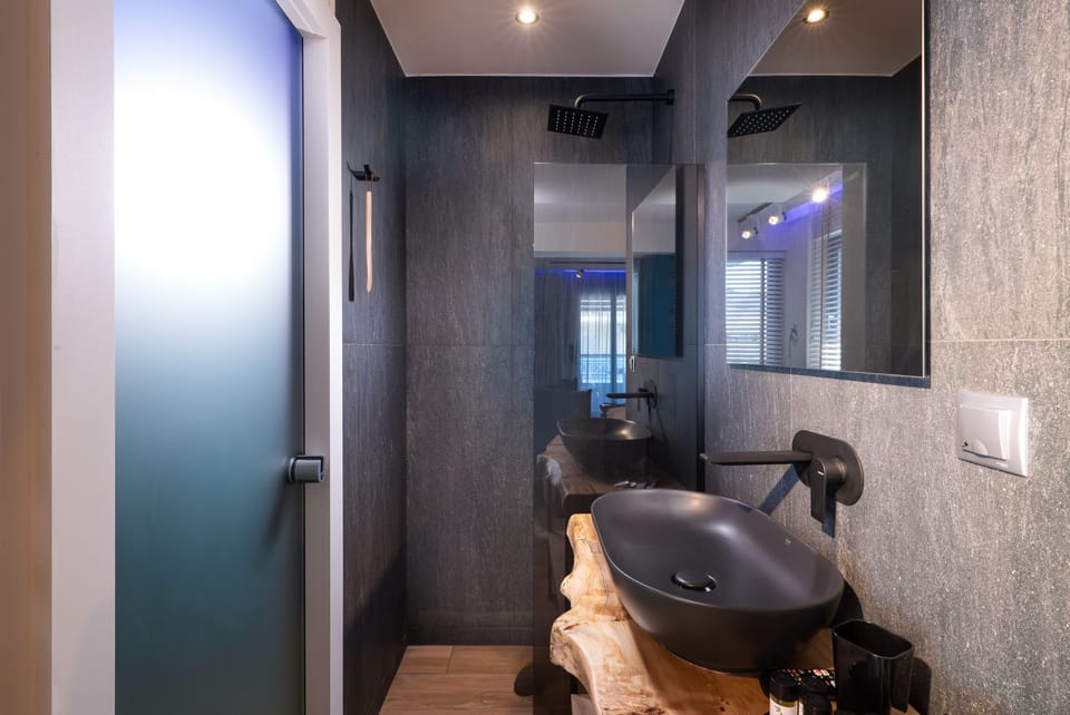 Deluxe Suite | Bathroom | Shower, free toiletries, hair dryer, slippers
