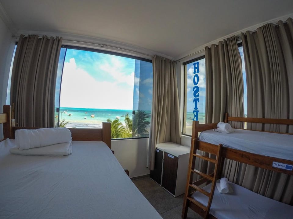 Blackout drapes, free WiFi, bed sheets