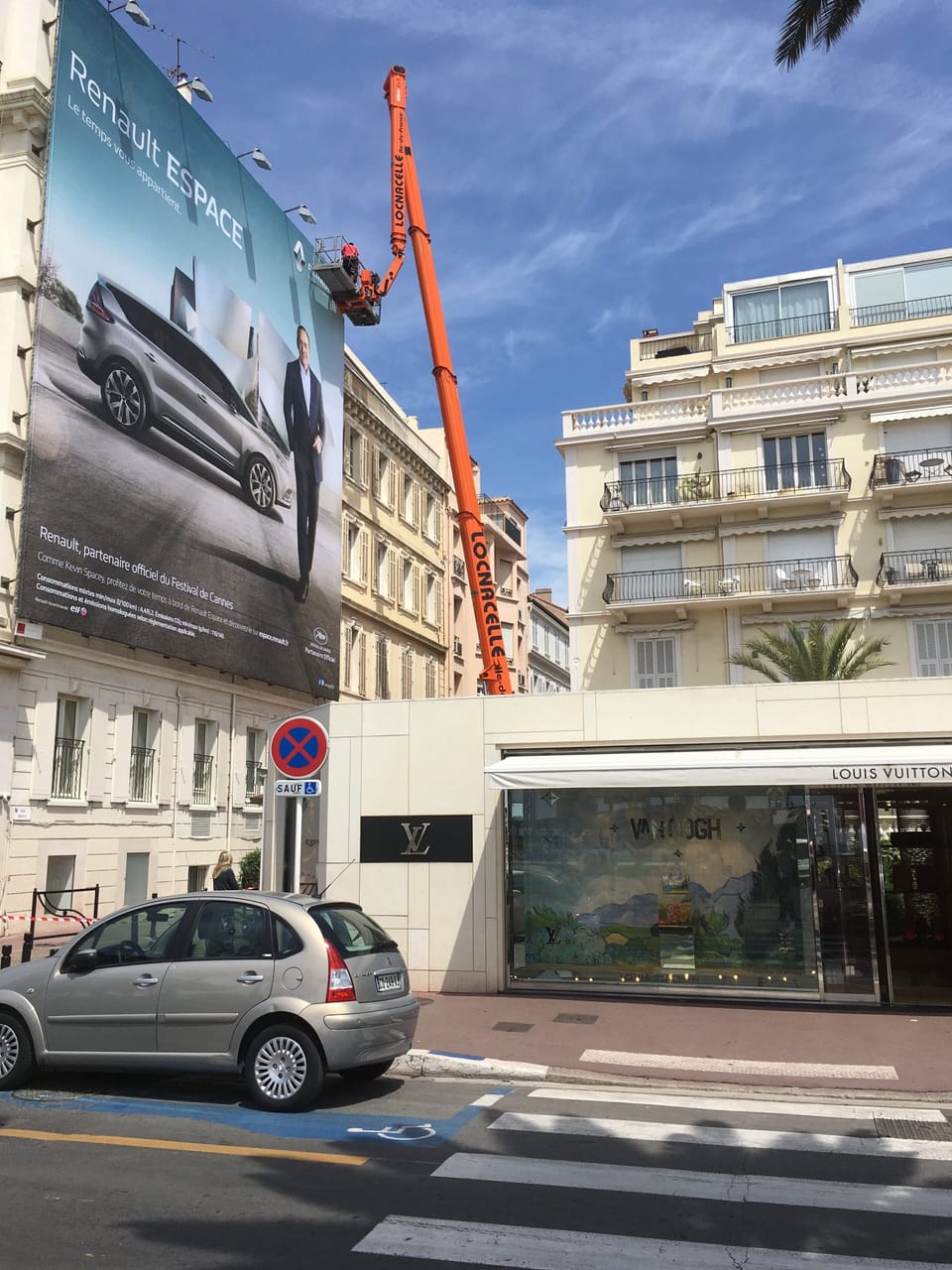 Cannes preparing for Film Festival on the Croisette
