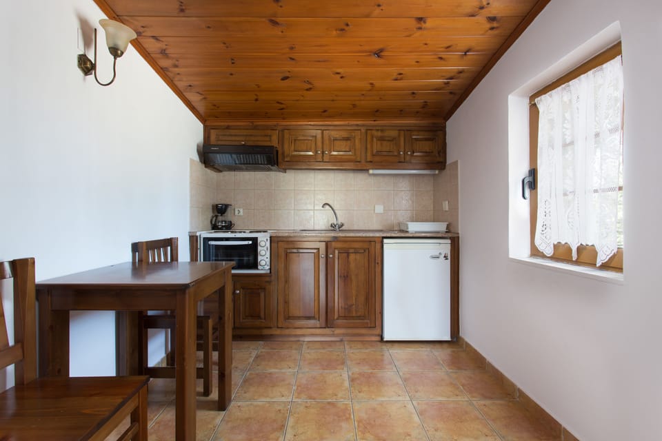 Studio, Kitchenette, Courtyard Area | Private kitchenette | Fridge, stovetop, coffee/tea maker, electric kettle