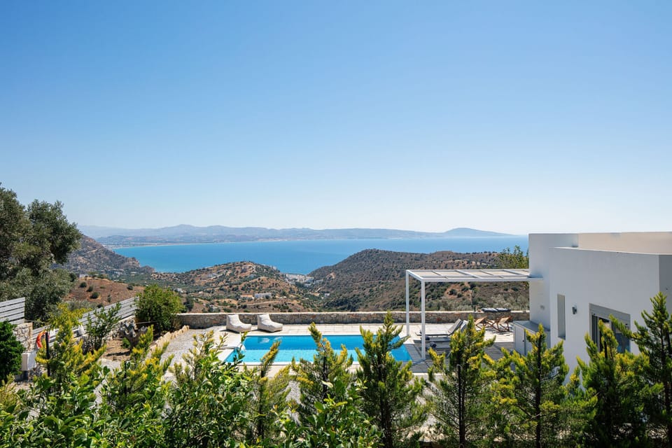 Evgoro Ouranos villa, outside view,  Agia Galini