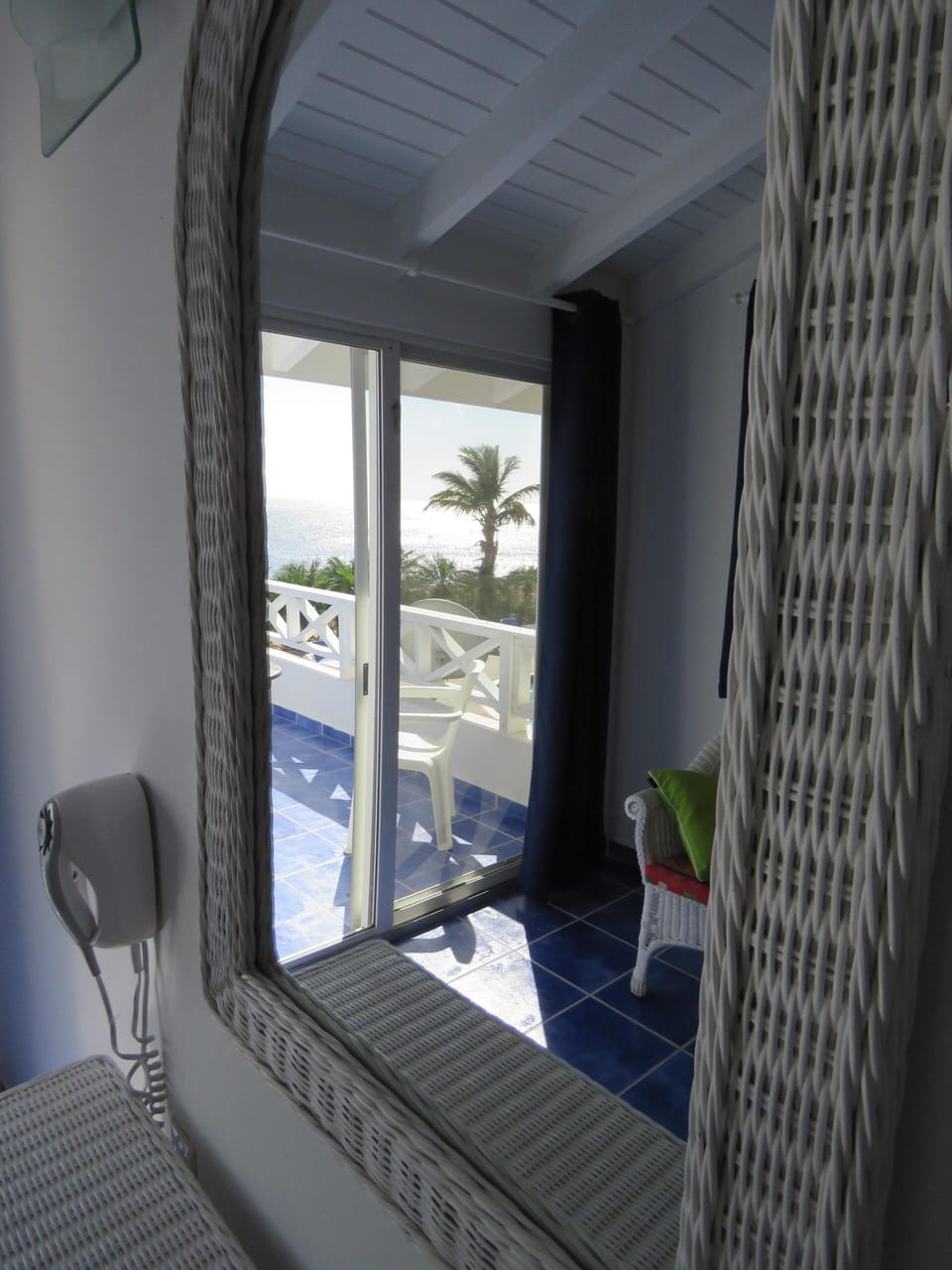 View on the balcony upstairs out of the bedroom.