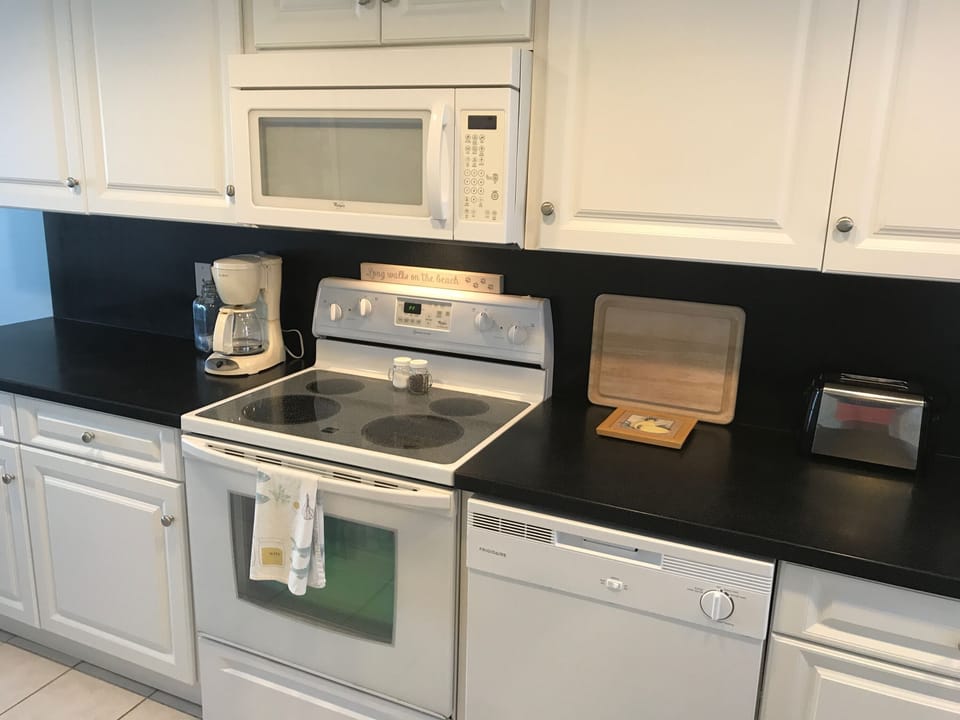 Dishwasher and microwave
