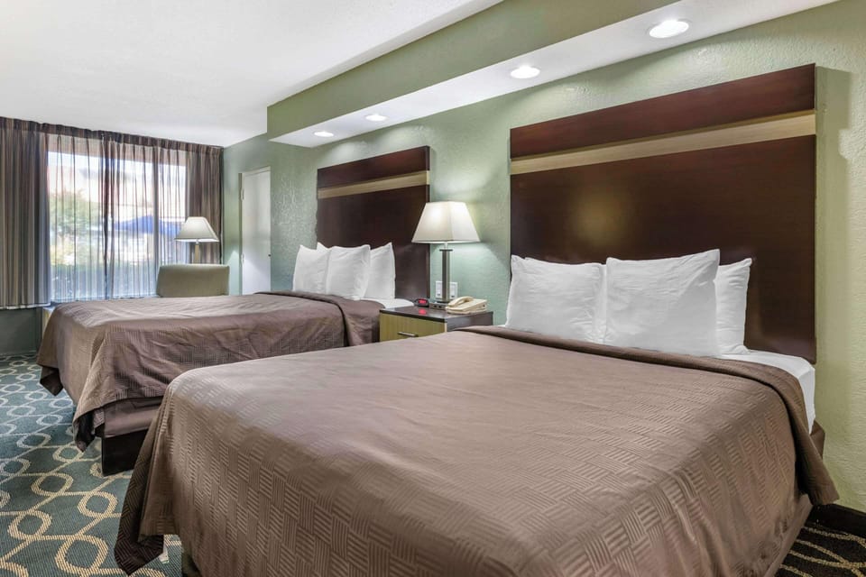 Premium bedding, down comforters, pillowtop beds, individually decorated