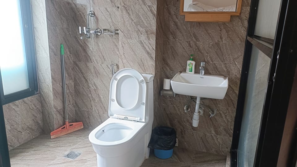 Free toiletries, hair dryer, slippers, towels