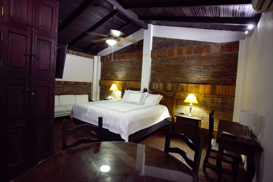 Egyptian cotton sheets, memory foam beds, in-room safe, WiFi (free)
