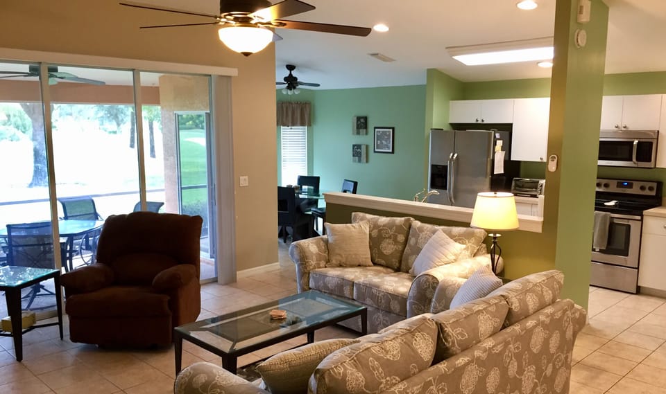 Another angle of great room from guest bedroom.