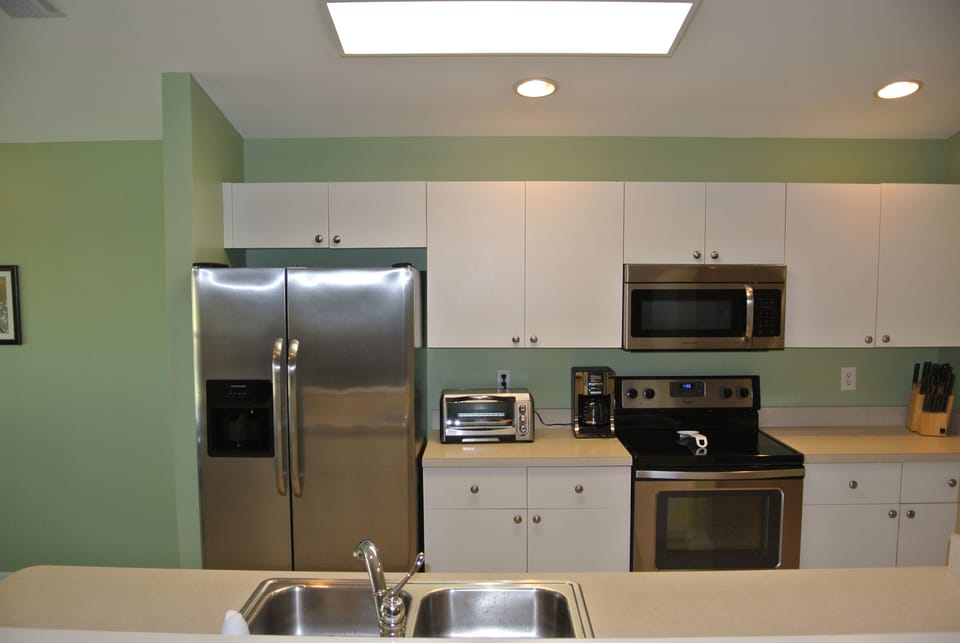 Kitchen with all newer appliances.
