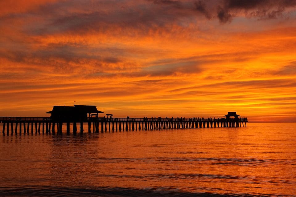 Famous Naples Pier sunset..amazing!!