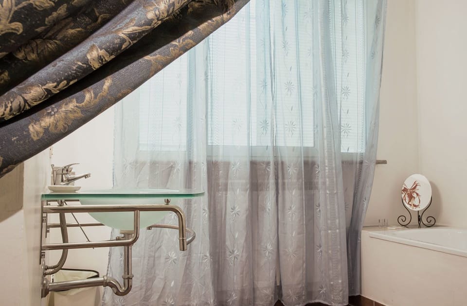 Suite | Bathroom | Free toiletries, hair dryer, bidet, towels