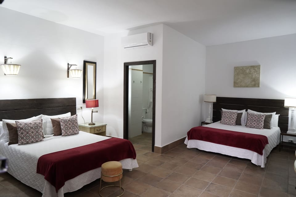 Standard Quadruple Room, City View | Hypo-allergenic bedding, soundproofing, free WiFi, bed sheets