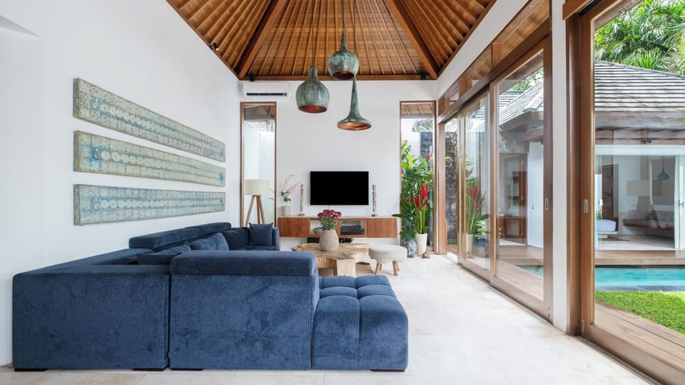 Family Villa | Living area | LED TV, DVD player