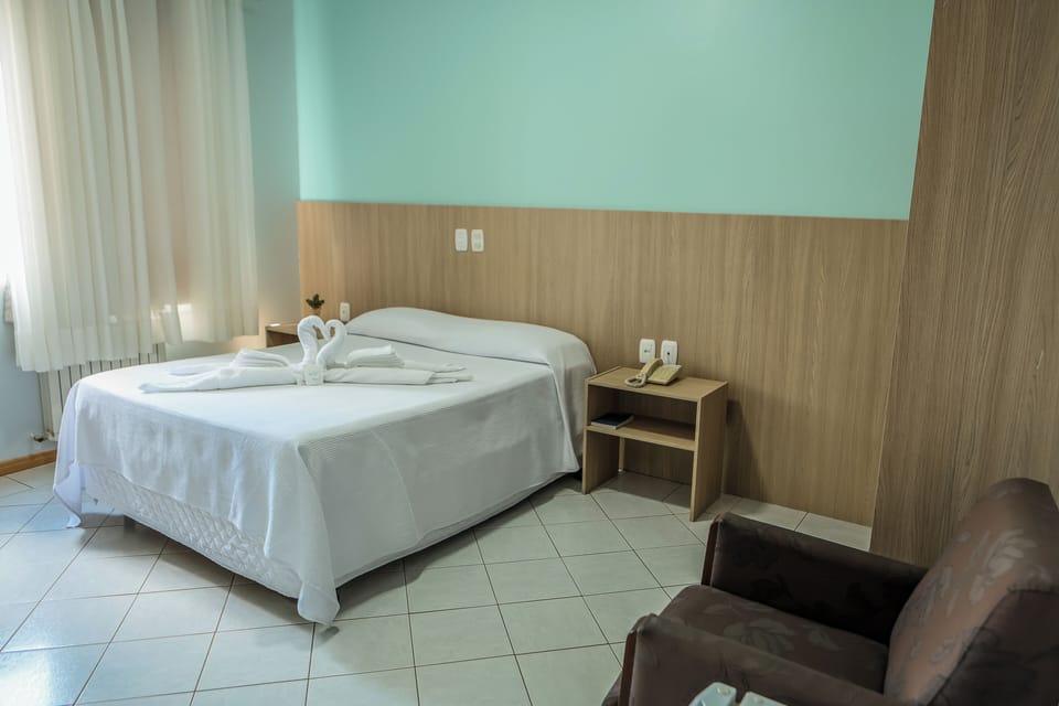 Minibar, desk, blackout drapes, free WiFi