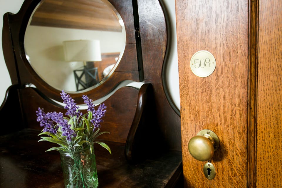 Solid oak antique hotel doors and other unique treasures await your discovery.