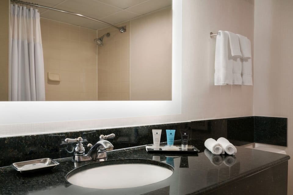 In-room safe, desk, iron/ironing board, free cribs/infant beds