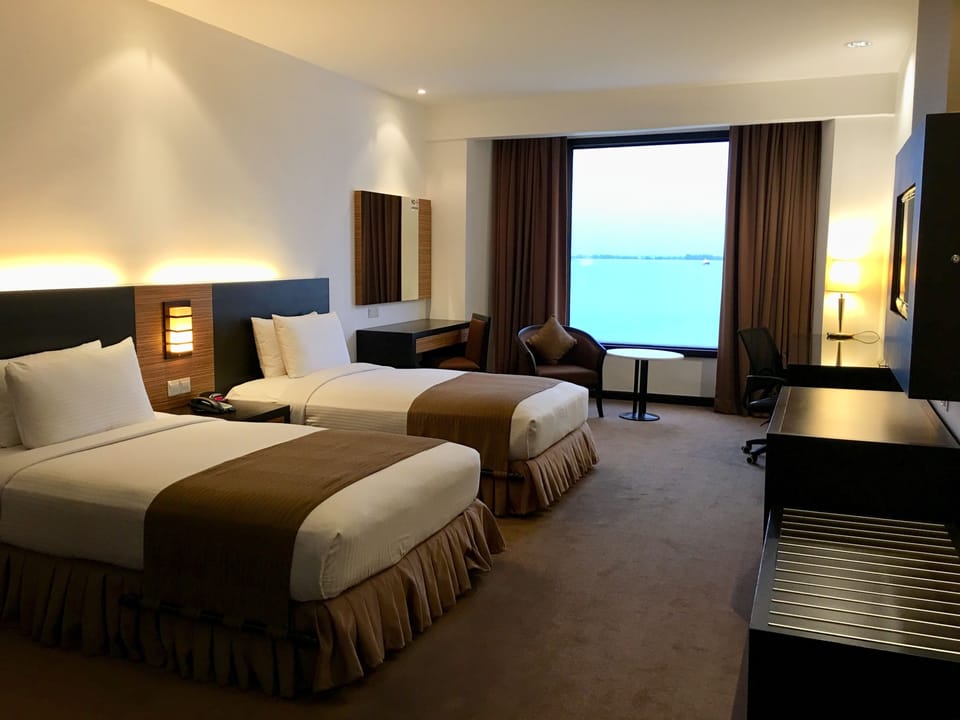 In-room safe, desk, blackout drapes, iron/ironing board
