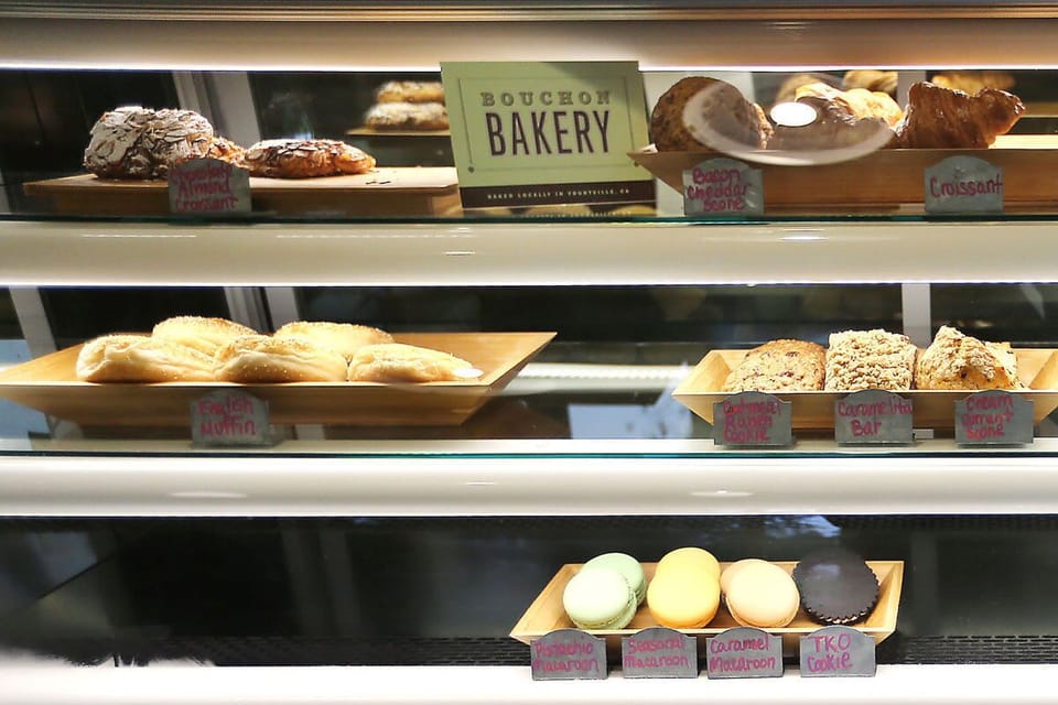 The two best bakeries in town provide delicious pastries every day at "The Market"